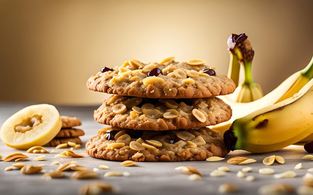 Galletas de plátano y avena